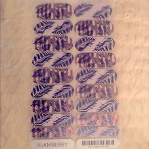FULL SHEET-Jamberry 'Paradise Palm' nail wrap